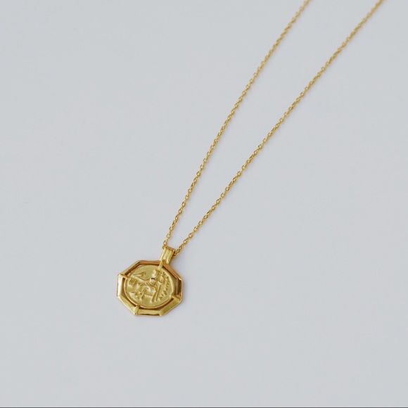 Sterling Silver Gold Plated Vintage Necklace - Picture 3 of 8